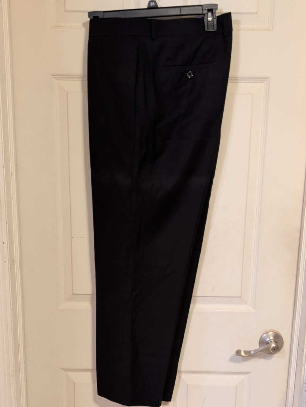 Men's Nicole Miller Black Dress Trousers Size 40x30
